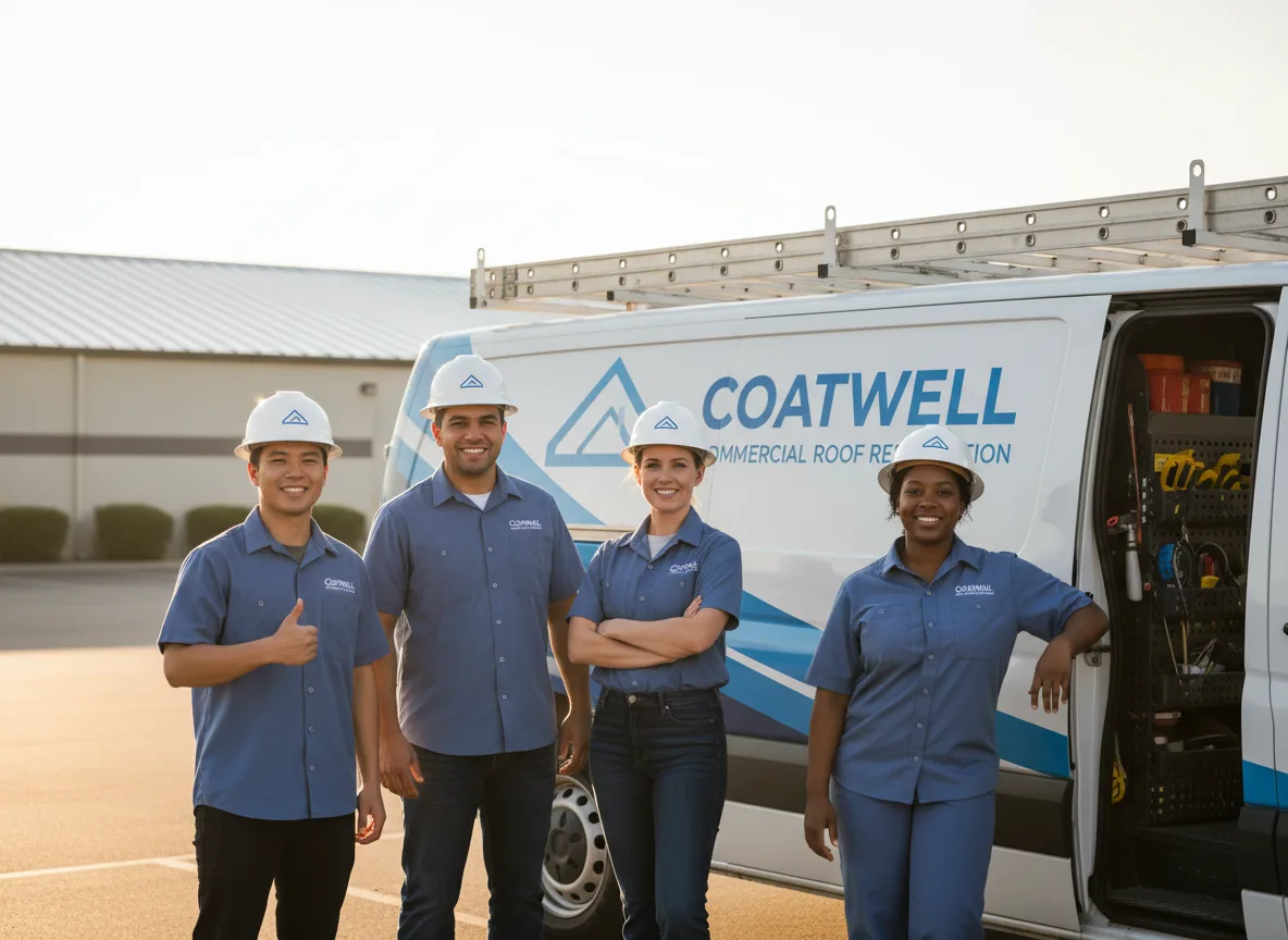 Commercial roof coating company in Clyde, TX